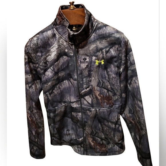 Under Armour Mens Realtree Scentblocker Camo Full Zip Lightweight Jacket Medium - Picture 1 of 6